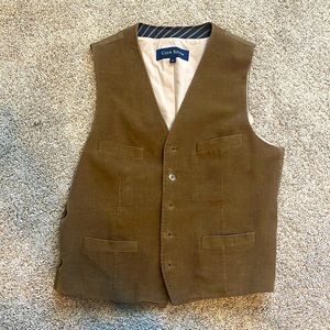 Club Room corduroy 4 pocket vest.
